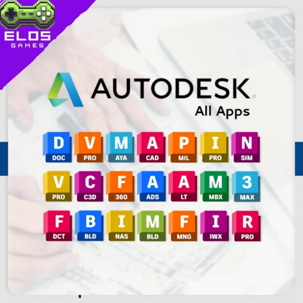 Autodesk Todos os Apps Ativação 1 Ano