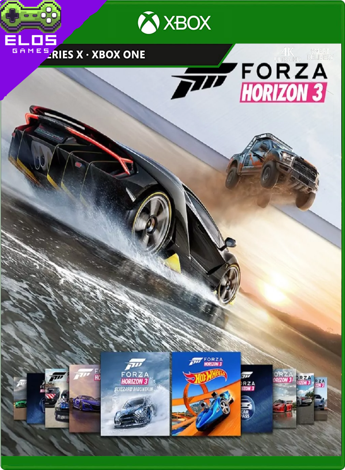 FORZA HORIZON 3 – Versão Platina + Todos os DLCs Xbox One | Xbox Series X|S – Mídia Digital