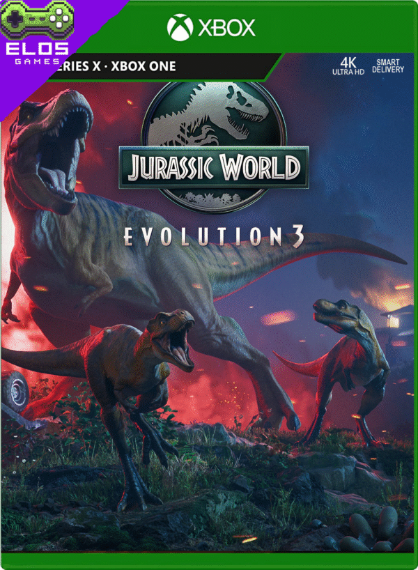 Jurassic World Evolution 3: Edição Deluxe Xbox Series X|S – Mídia Digital