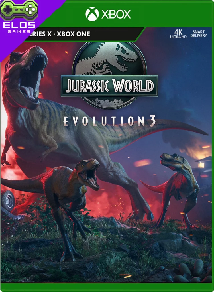 Capa do jogo Jurassic World Evolution 3 Xbox