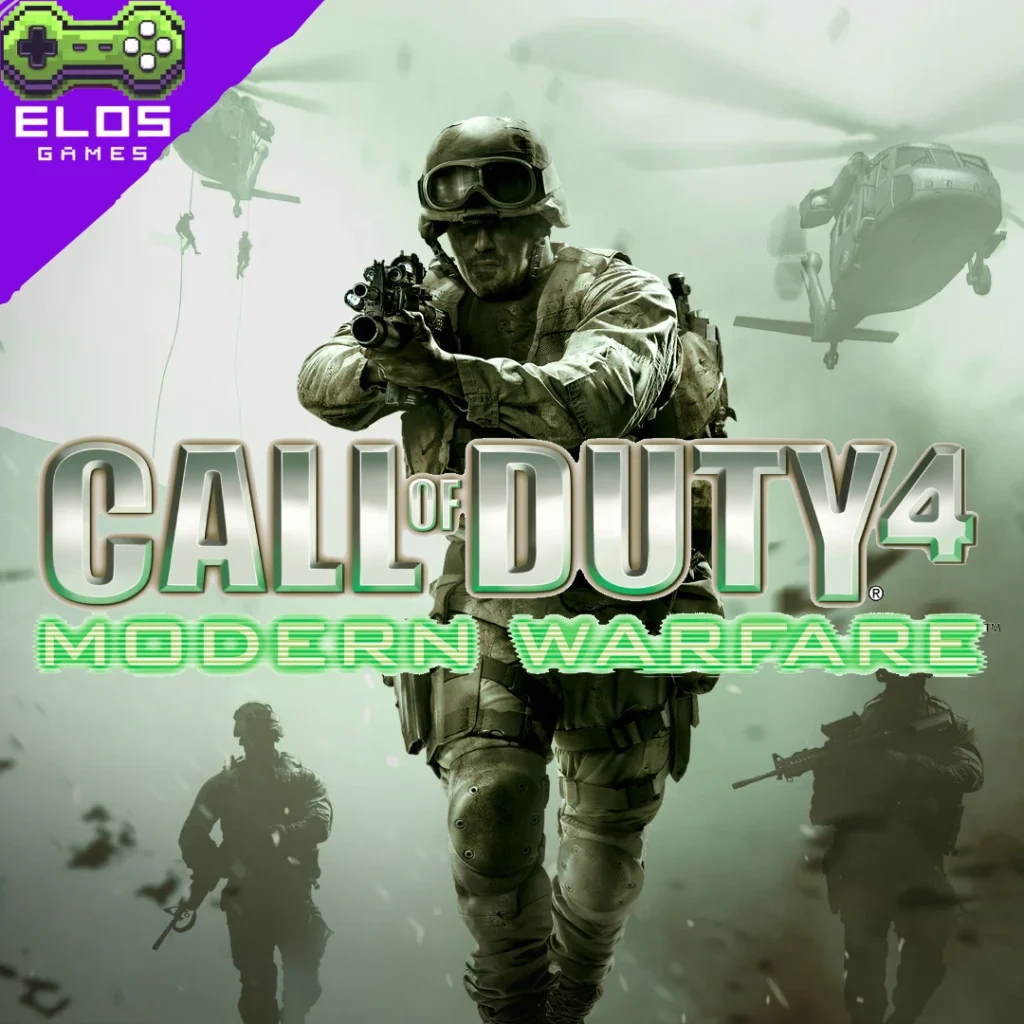 Soldado armado em Call of Duty 4 Modern Warfare