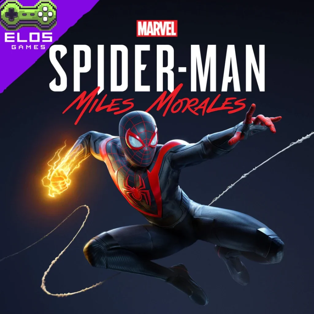 Spider-Man Miles Morales com poder elétrico ativo