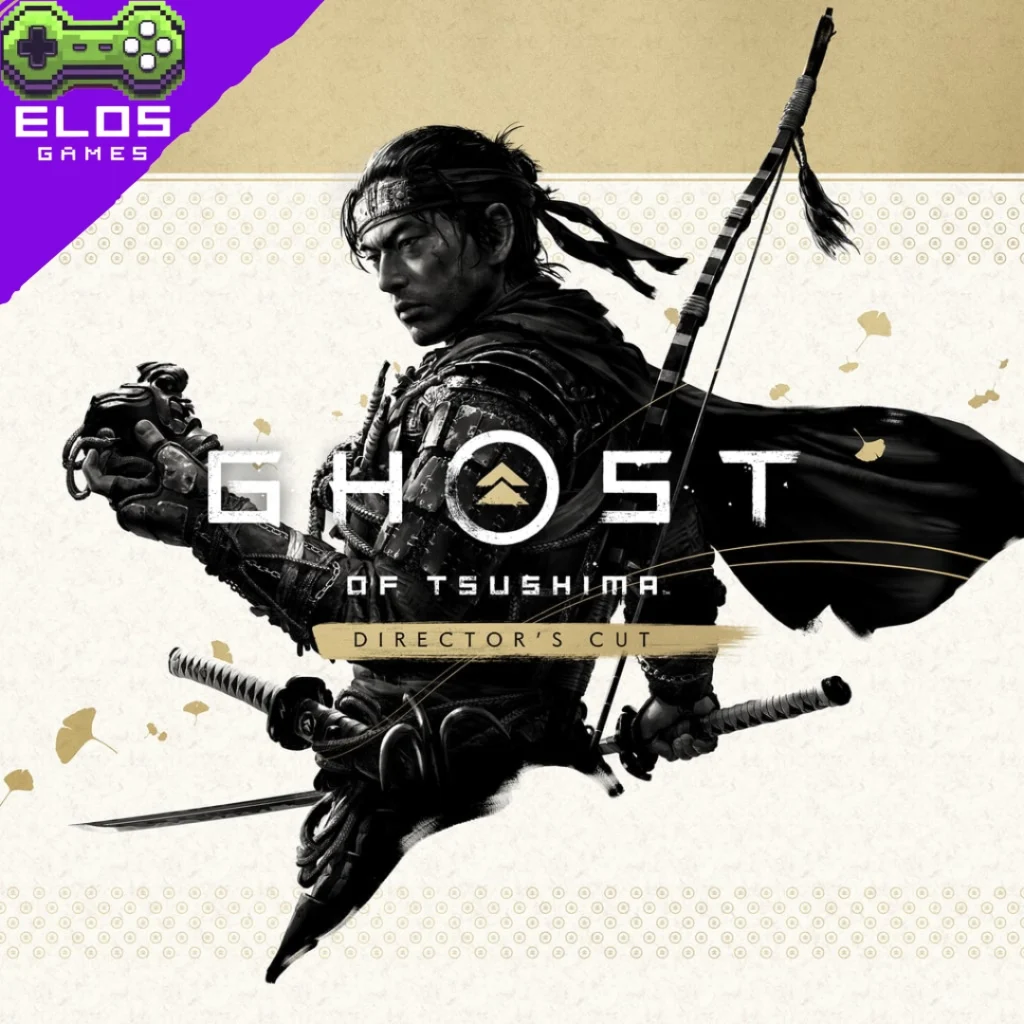 Samurai em arte promocional de Ghost of Tsushima