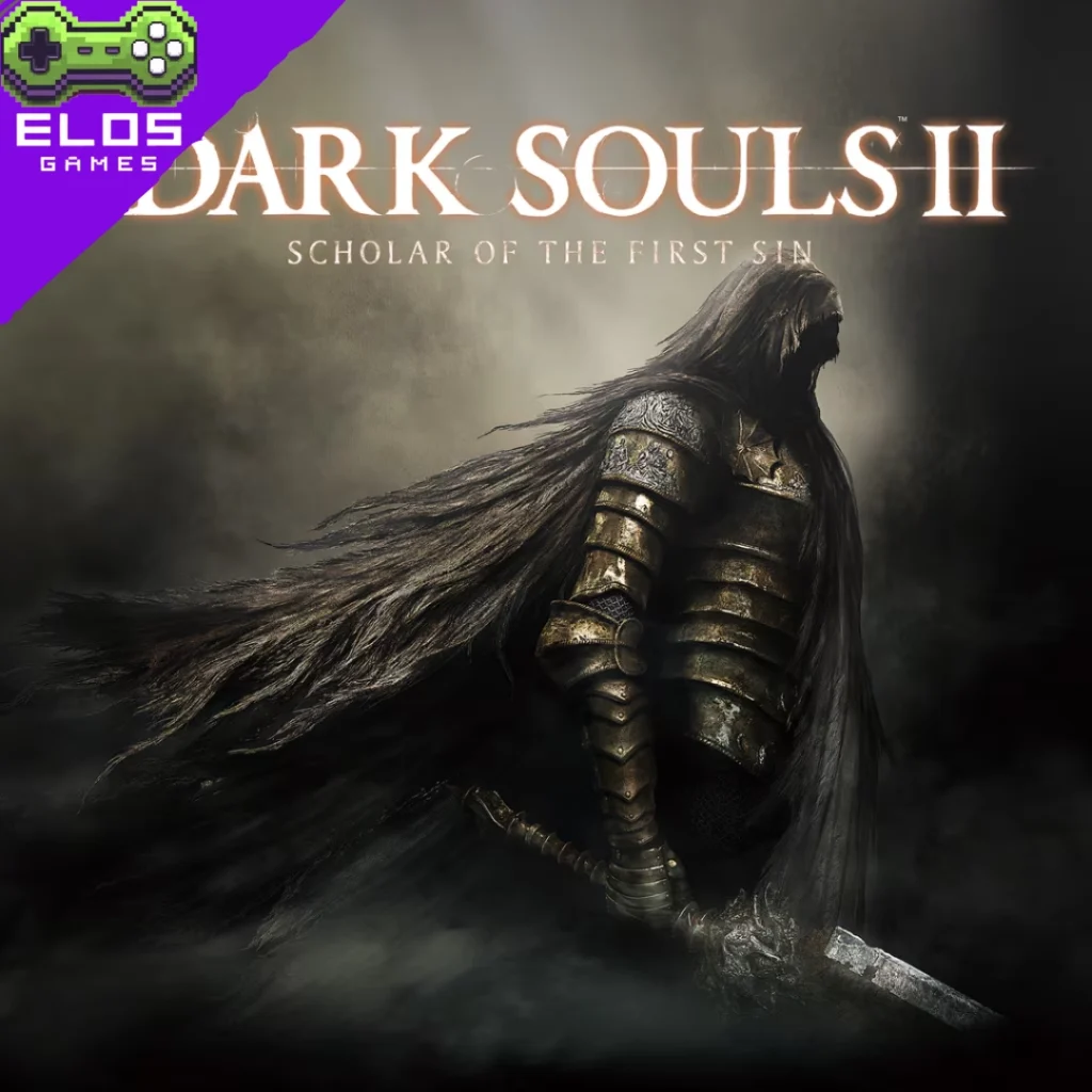 Cavaleiro sombrio em arte de Dark Souls II
