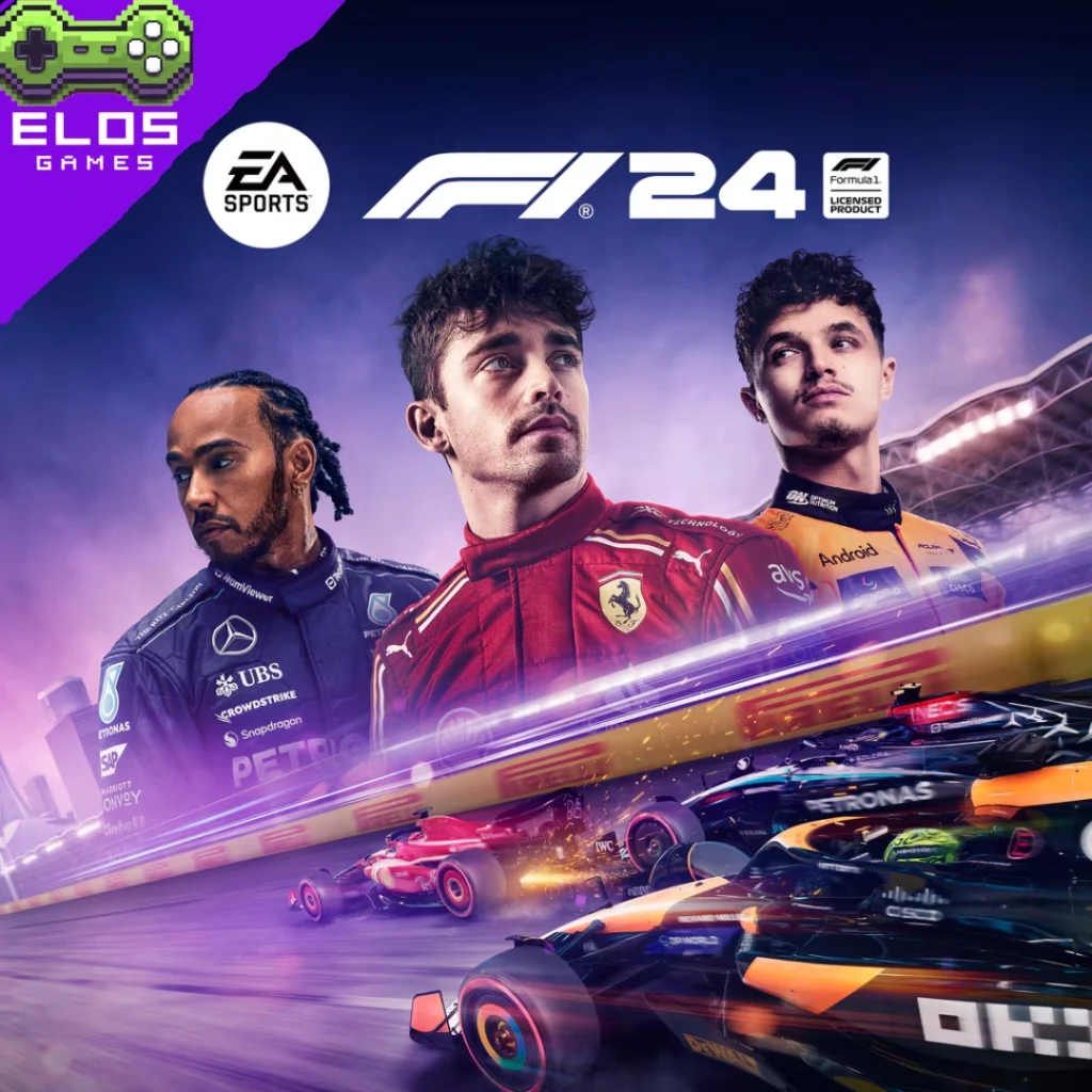 Capa do jogo F1 24 com pilotos