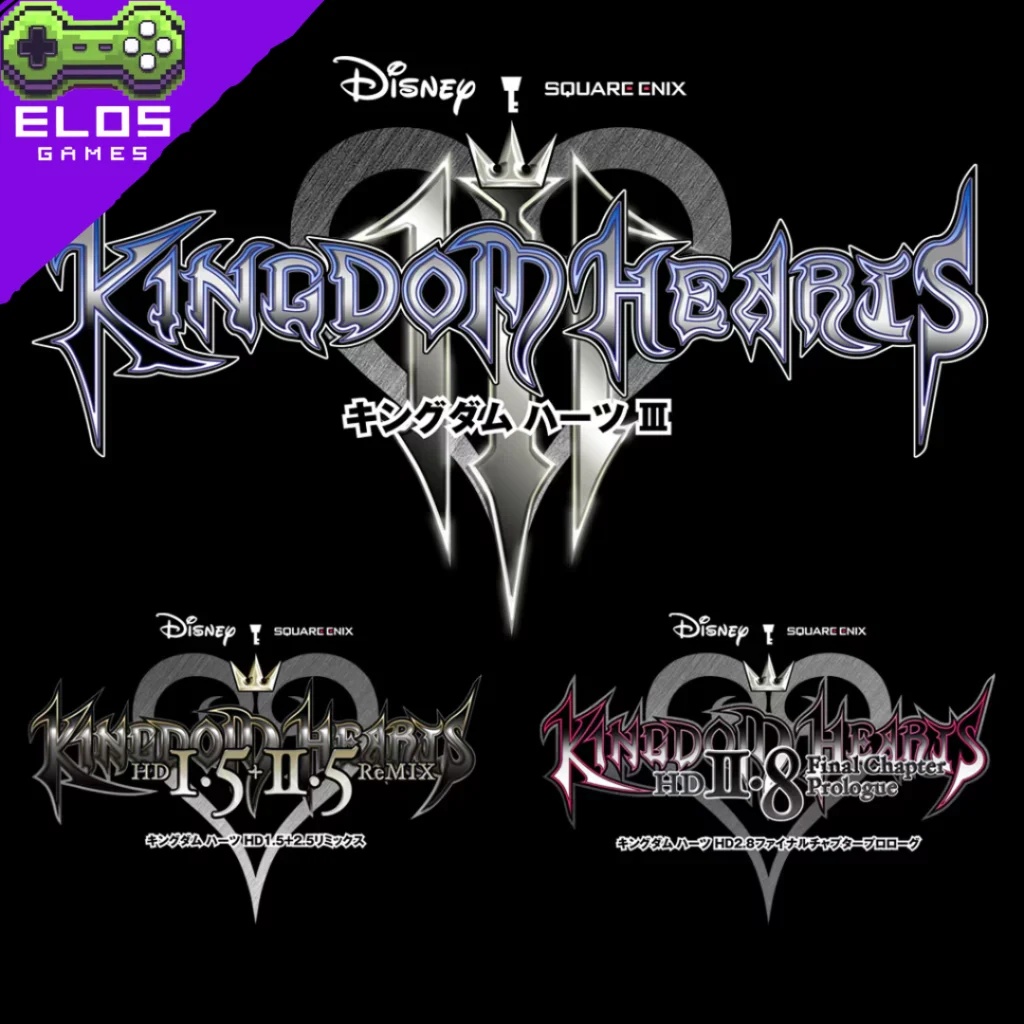 Logotipos de Kingdom Hearts III e coletâneas
