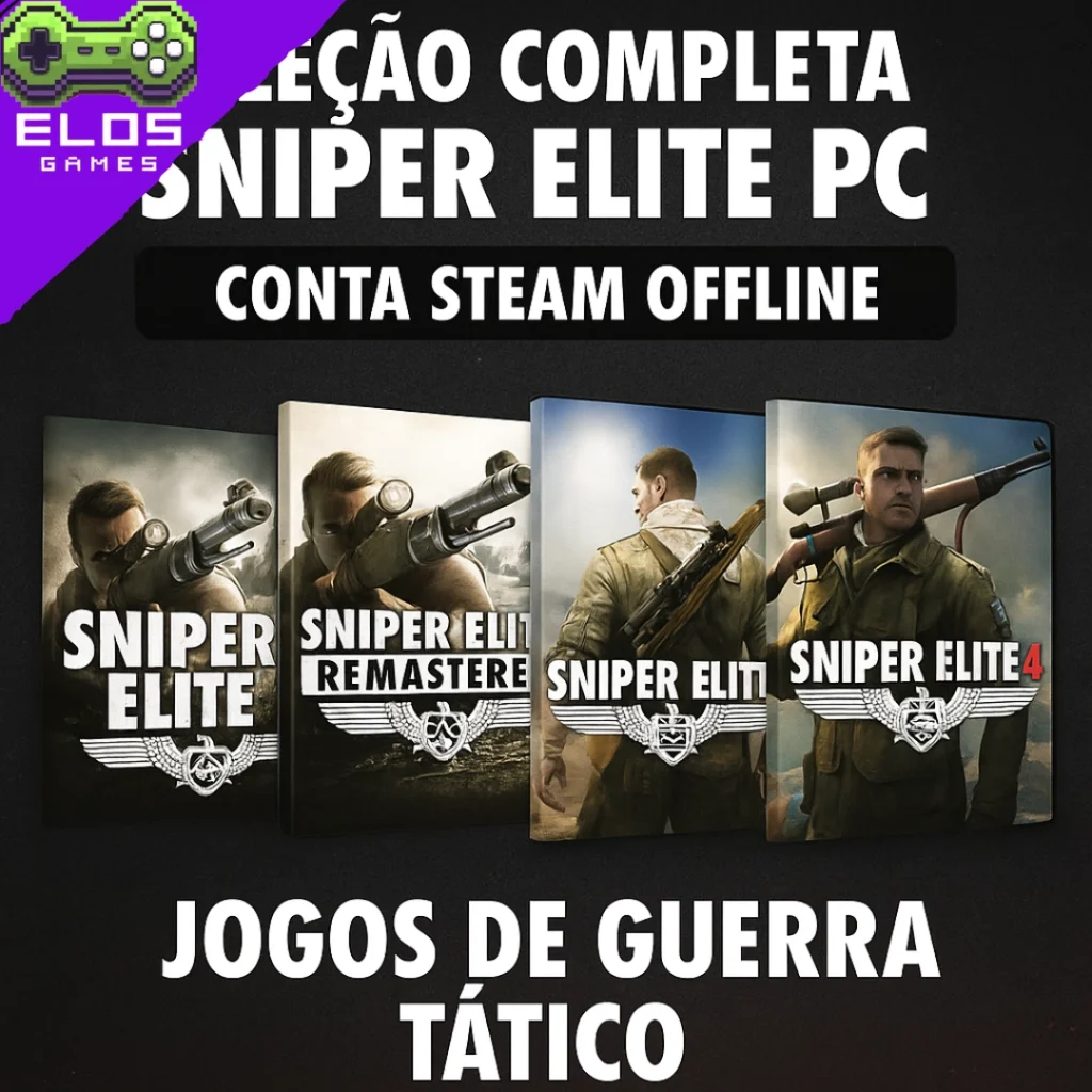 coleção completa sniper elite pc steam offline