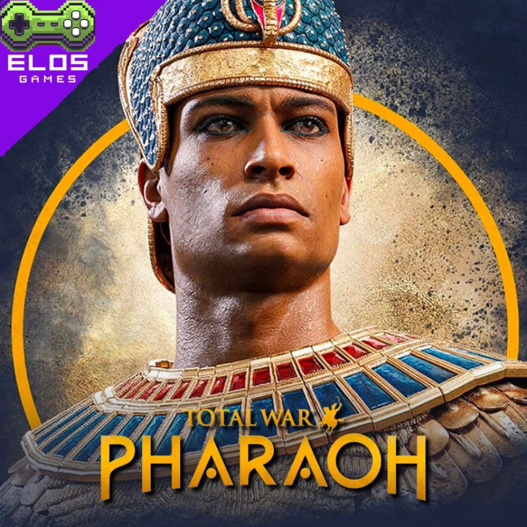 Faraó egípcio em arte promocional de jogo