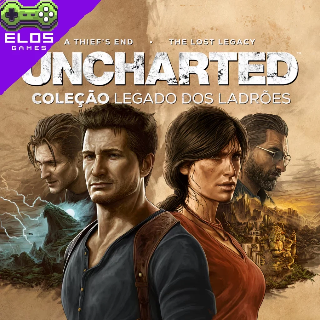 Capa de Uncharted Coleção Legado dos Ladrões