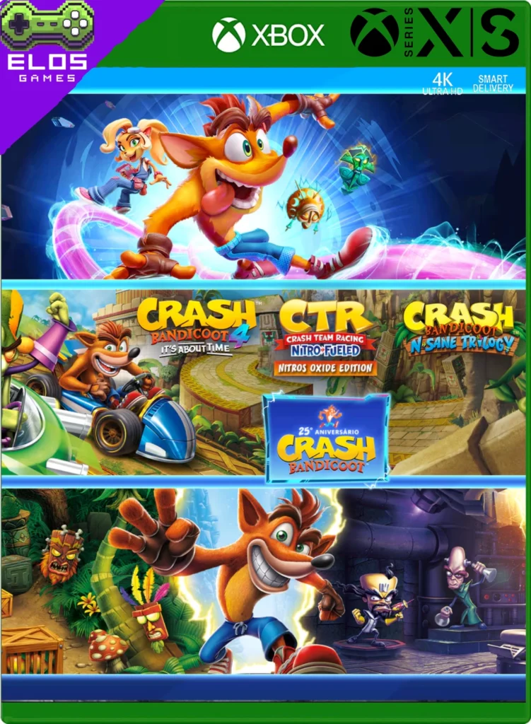 Capa Xbox Crash Bandicoot 25º Aniversário