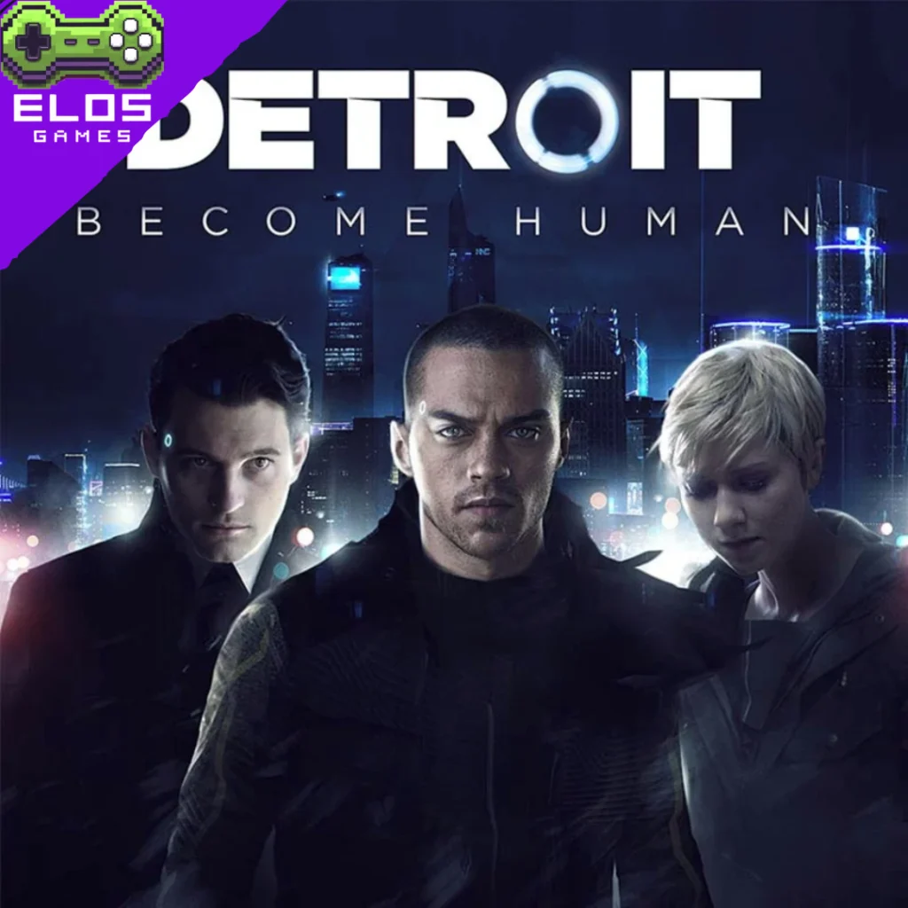 Capa do jogo Detroit Become Human com três androides