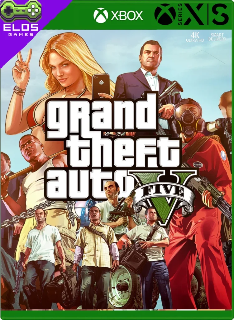 Capa do jogo GTA V para Xbox Series X