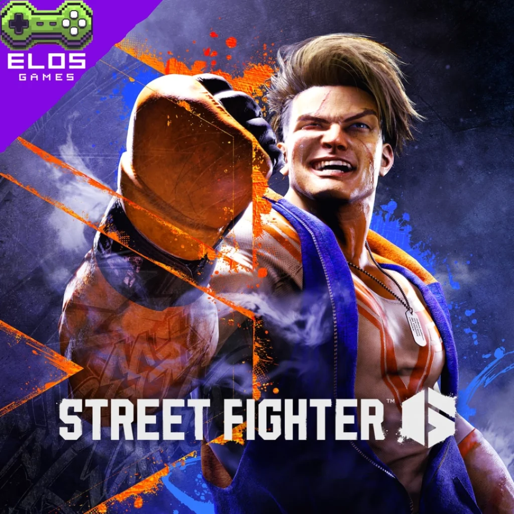 Personagem de Street Fighter 6 desferindo um soco