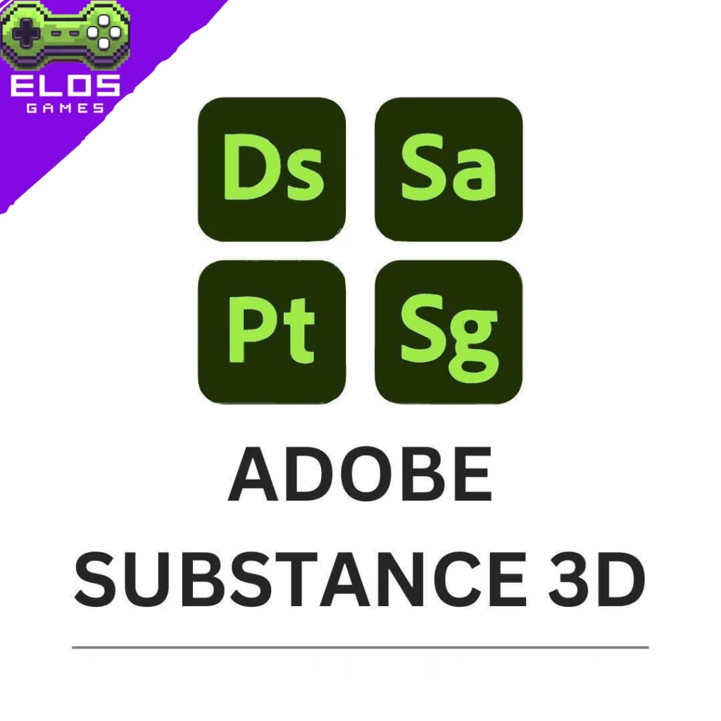 Logos do Adobe Substance 3D