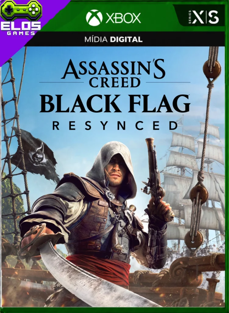 assassin's creed black flag resynced xbox series x|s – mídia digital
