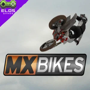 Piloto de motocross fazendo manobra no ar