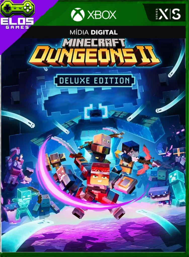 reserve agora! reserve o minecraft dungeons ii ainda hoje para ganhar 2 skins adicionais de herói, a capa perversa e a galinha perversa de estimação! deluxe edition suba de nível com a deluxe edition, com a capa da alma, o mob blub, 4 skins de herói e dlc 1 e 2 disponíveis conforme lançados. sobre este jogo largue a picareta, pegue uma espada e embarque em uma nova e emocionante aventura em minecraft dungeons ii. viaje por terras inexploradas e locais misteriosos, em uma missão para impedir que um novo mal cause o caos não em um, mas em dois mundos! enfrente inimigos ameaçadores em encontros explosivos e lute contra hordas de mobs que farão tudo que puderem para impedir você! requisitos de sistema mínimos: requer um processador e sistema operacional de 64 bits so: windows 10 64‑bit (1703 or newer) processador: intel core i3‑8100, amd ryzen 3 2200g or equivalent memória: 8 gb de ram placa de vídeo: nvidia geforce gtx 1050, amd radeon rx 560 or equivalent dedicated graphics card with at least 2 gb vram directx: versão 11 recomendados: requer um processador e sistema operacional de 64 bits so: windows 10 64‑bit (1703 or newer) processador: intel core i5‑8400, amd ryzen 5 2600 or equivalent or higher memória: 16 gb de ram placa de vídeo: nvidia geforce gtx 1060, amd radeon rx 580, with at least 6 gb vram or equivalent directx: versão 11