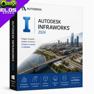 Autodesk InfraWorks 1 Ano licença digital para projetos de infraestrutura