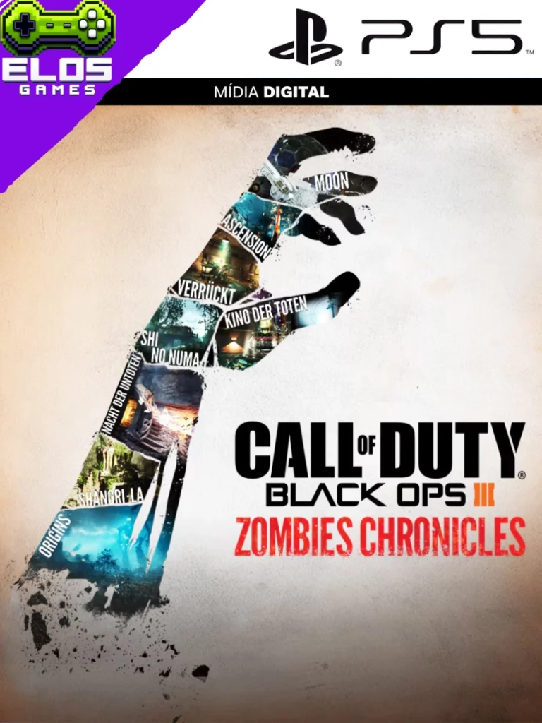 Call of Duty Black Ops III jogo de tiro e Zombies
