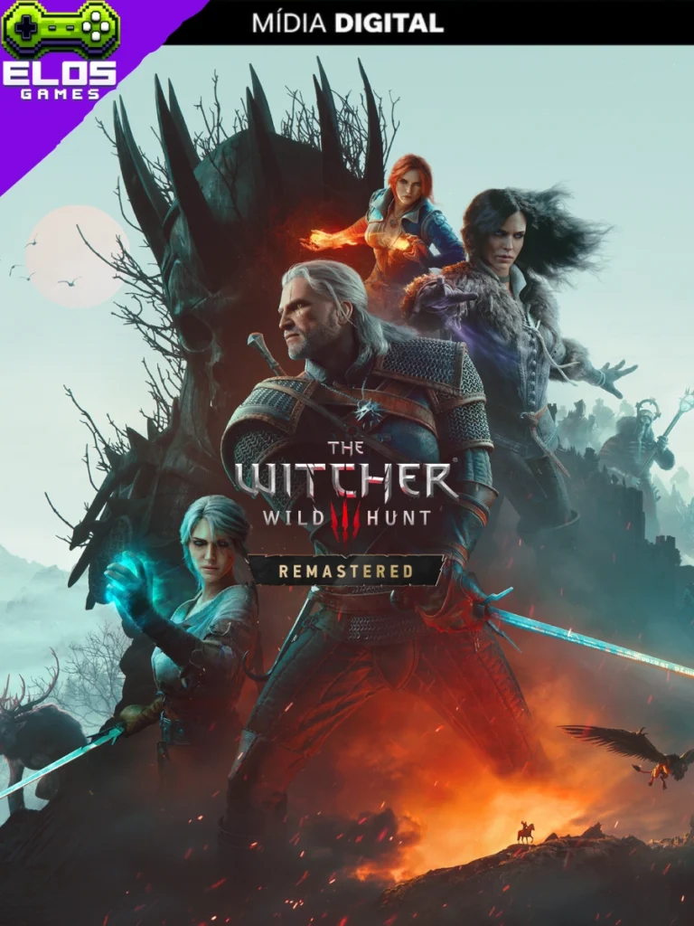 The Witcher 3 Wild Hunt Remastered com Geralt de Rívia
